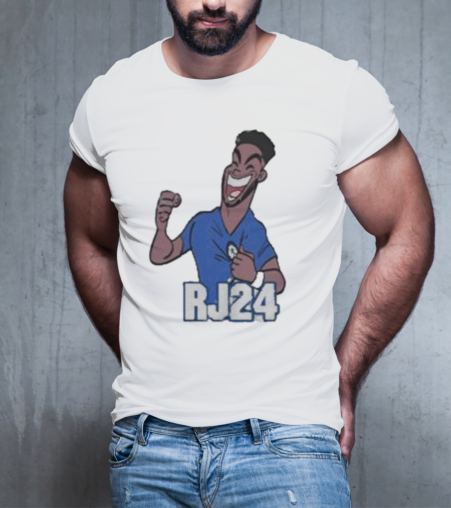 Reece James RJ24 Cartoon Blue Football T-Shirt