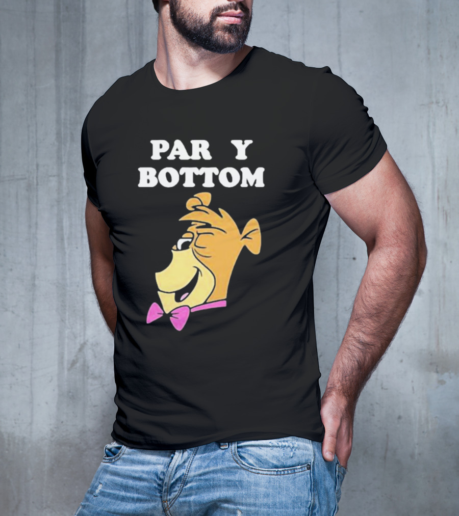 Yogi Bear Party Bottom Bow Tie Winking T-Shirt