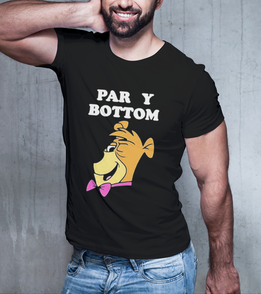 Yogi Bear Party Bottom Bow Tie Winking T-Shirt