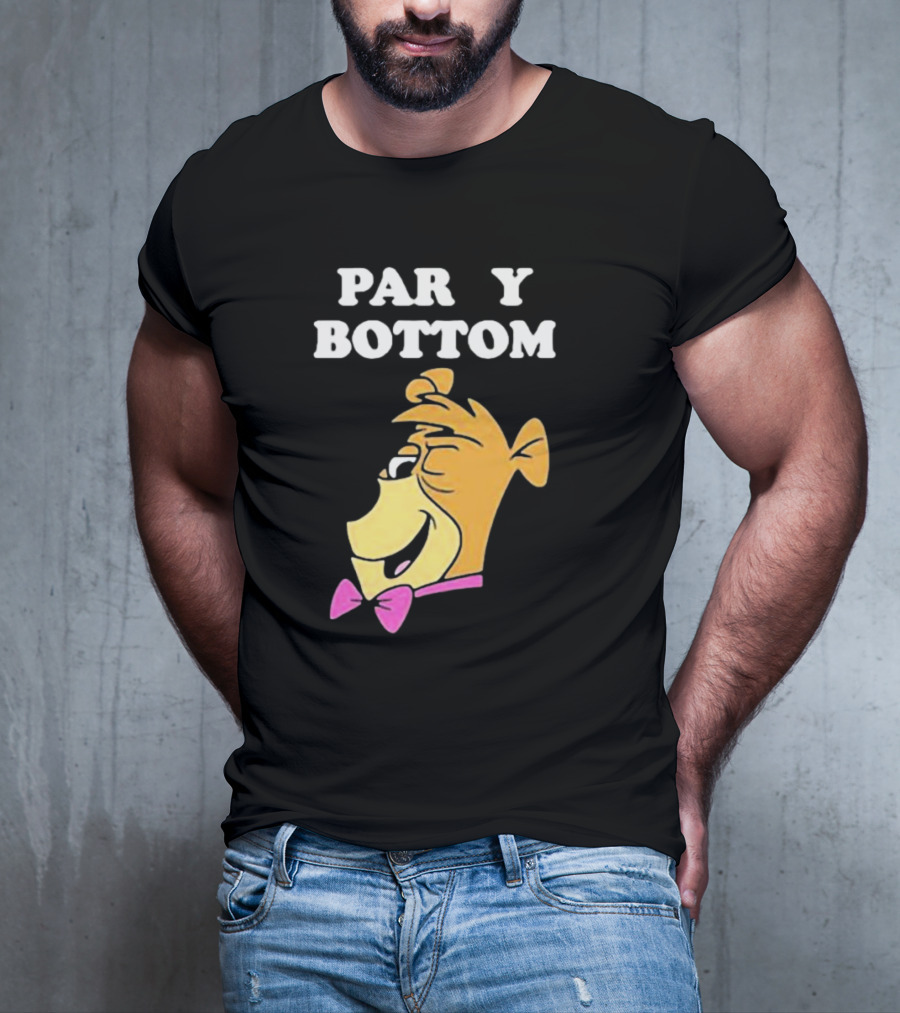 Yogi Bear Party Bottom Bow Tie Winking T-Shirt