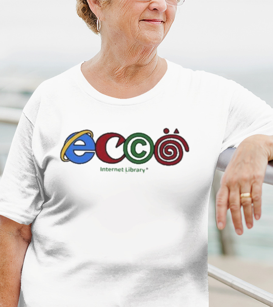Ecco Internet Library Logo Parody 3Cc0 T-Shirt