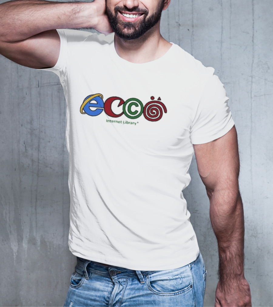 Ecco Internet Library Logo Parody 3Cc0 T-Shirt