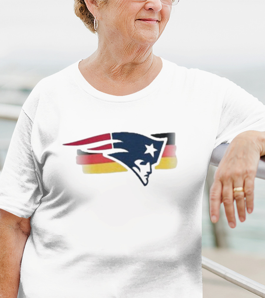 Hunter Henry Patriots Germany NFL Logo Edition T-Shirt