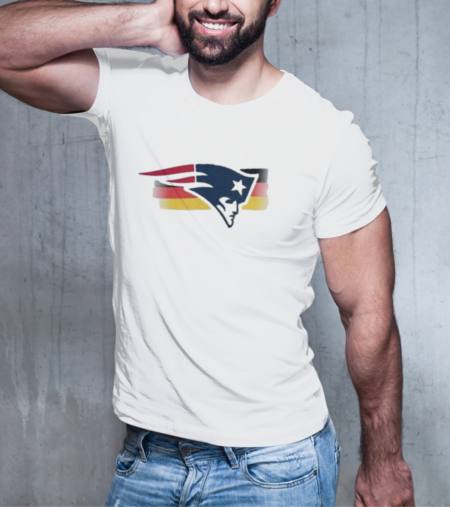 Hunter Henry Patriots Germany NFL Logo Edition T-Shirt