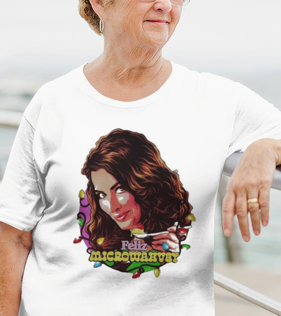 Feliz Microwavery Nordacious Holiday Lights T-Shirt