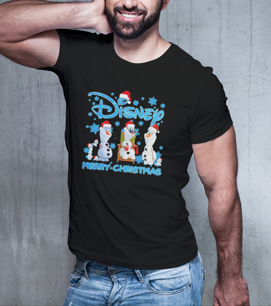 Disney Merry Christmas Olaf Santa T-Shirt