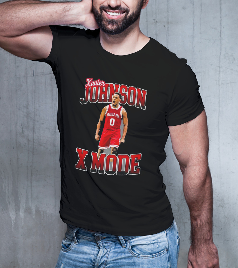 Xavier Johnson X-Mode Indiana Basketball Player T-Shirt