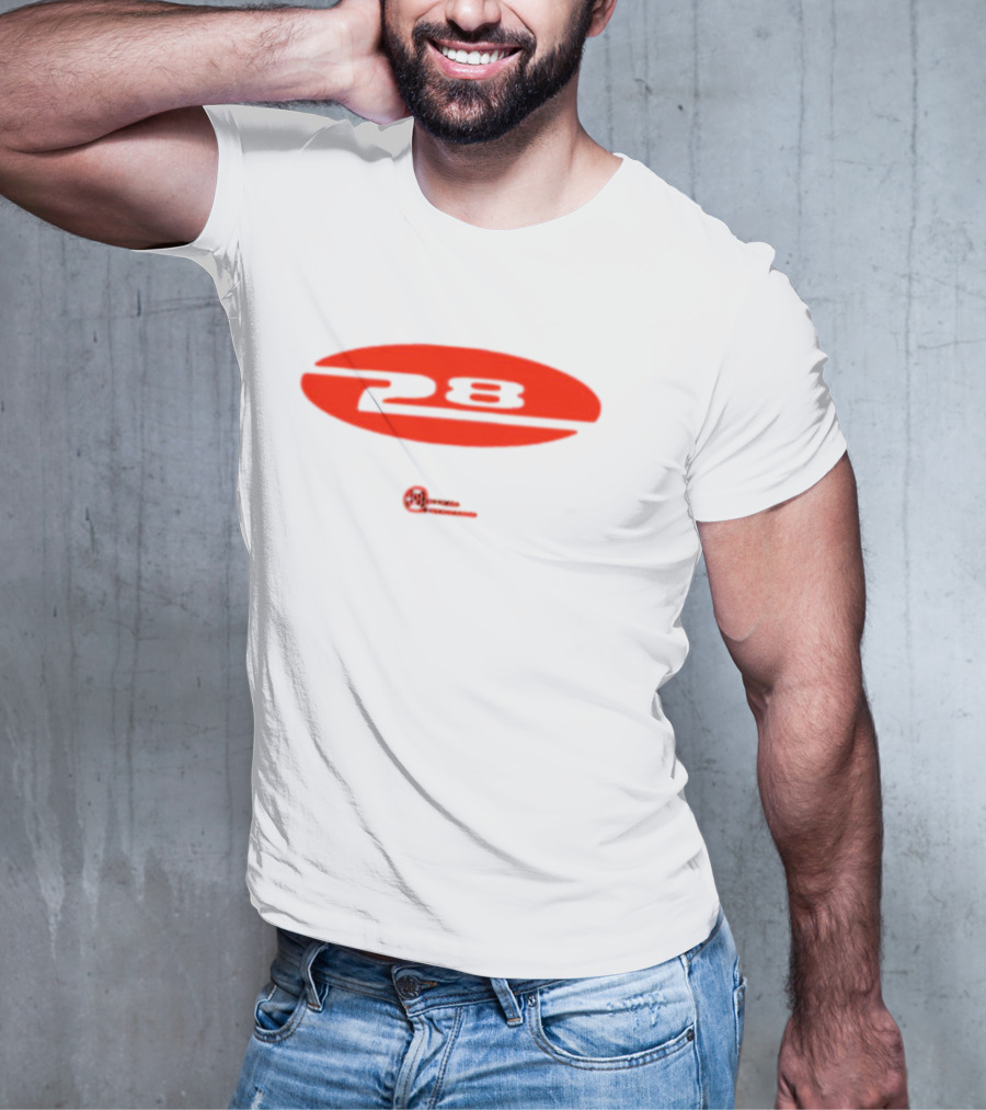 28 Official Programme Logo Red Oval T-Shirt