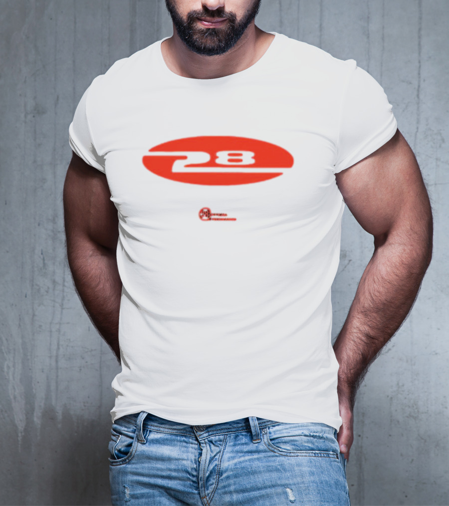 28 Official Programme Logo Red Oval T-Shirt