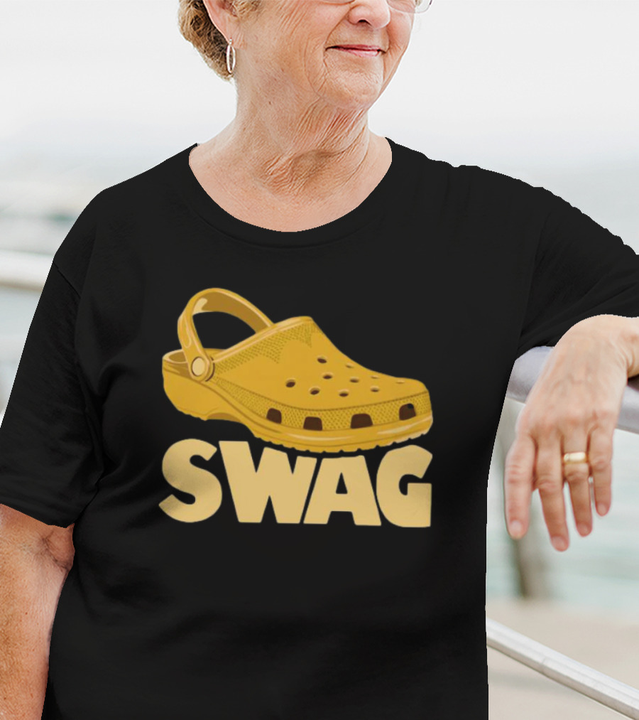 Croc Swag Yellow Clogs T-Shirt
