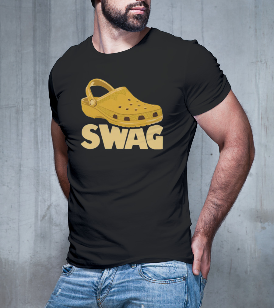 Croc Swag Yellow Clogs T-Shirt