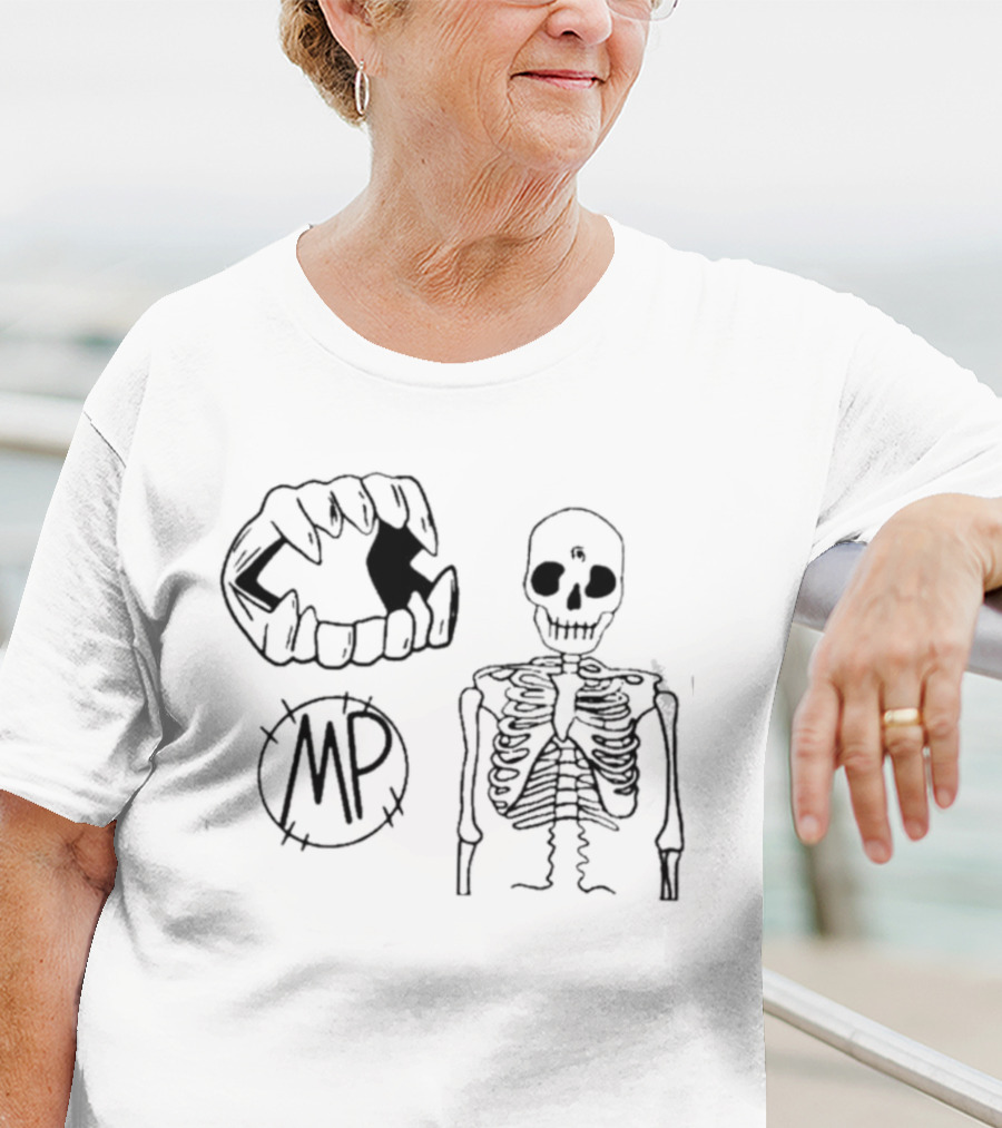MP Skeleton And Fangs Magnolia Park Merchandise T-Shirt