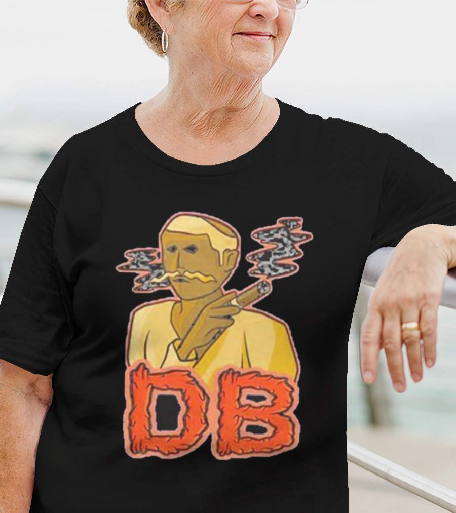 DB Character With Cigarette And Smoke T-Shirt