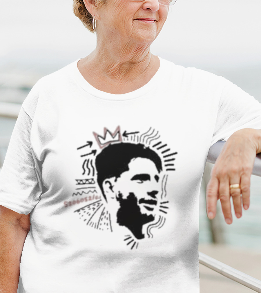 Dominik Szoboszlai Crown Graphic With Red Accents T-Shirt