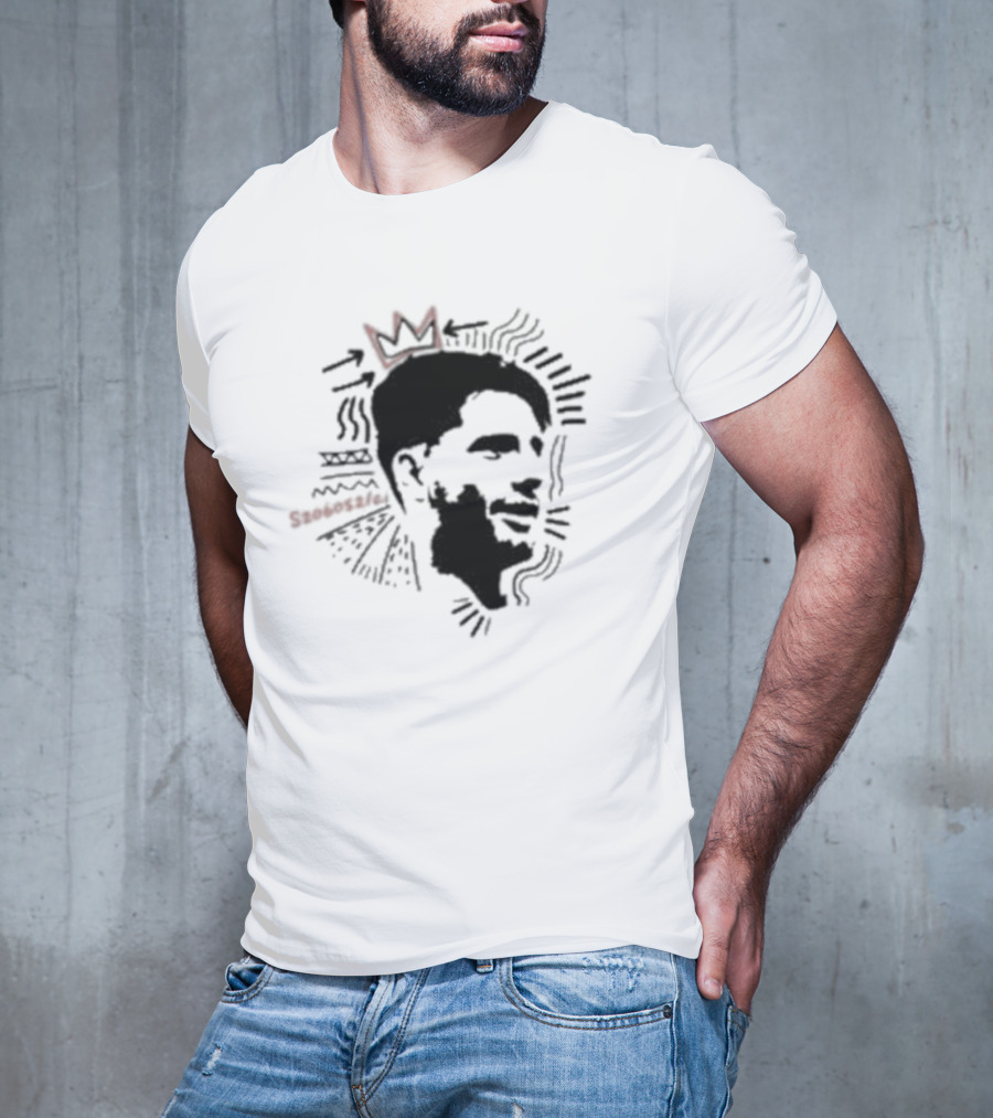 Dominik Szoboszlai Crown Graphic With Red Accents T-Shirt