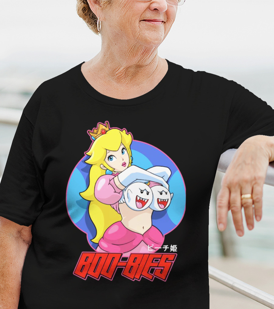 Princess Peach Boo-Bies ピーチ姫 T-Shirt