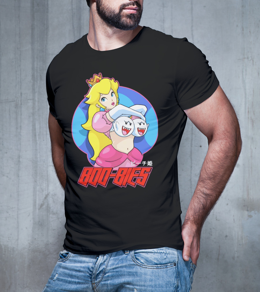 Princess Peach Boo-Bies ピーチ姫 T-Shirt