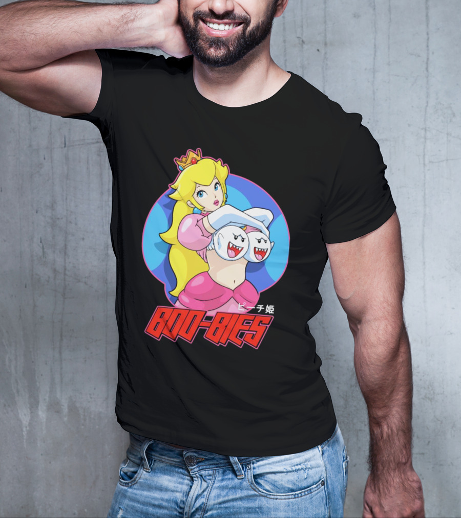Princess Peach Boo-Bies ピーチ姫 T-Shirt