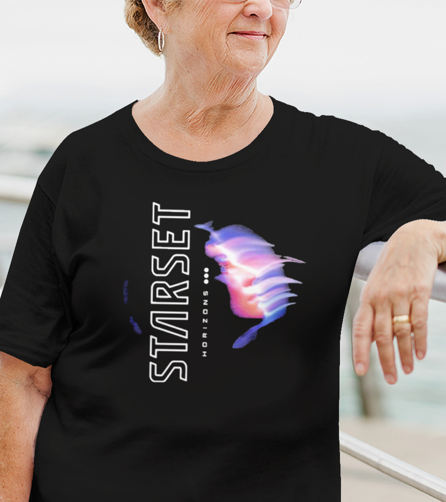 Starset Horizons Sci-Fi Aesthetic With Abstract Face T-Shirt