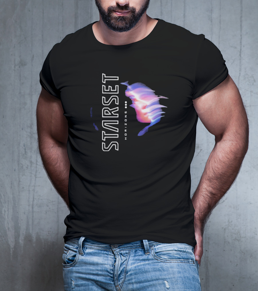 Starset Horizons Sci-Fi Aesthetic With Abstract Face T-Shirt