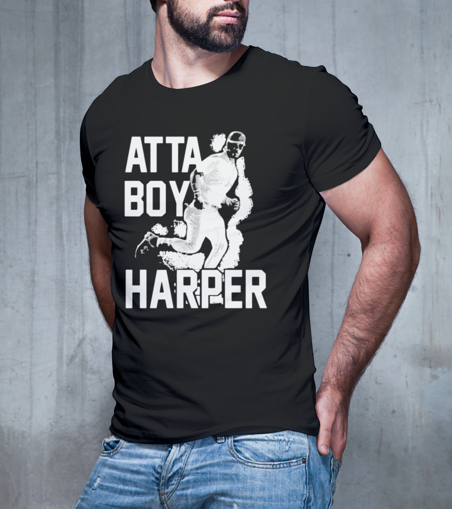 Atta Boy Harper Baseball Player Running T-Shirt