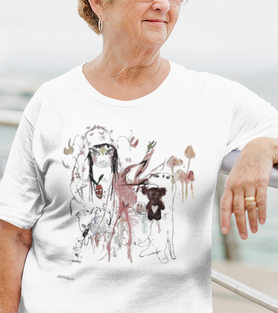 Beabadoobee Beatopia Unique Abstract Imagery With Bears And Fruits T-Shirt
