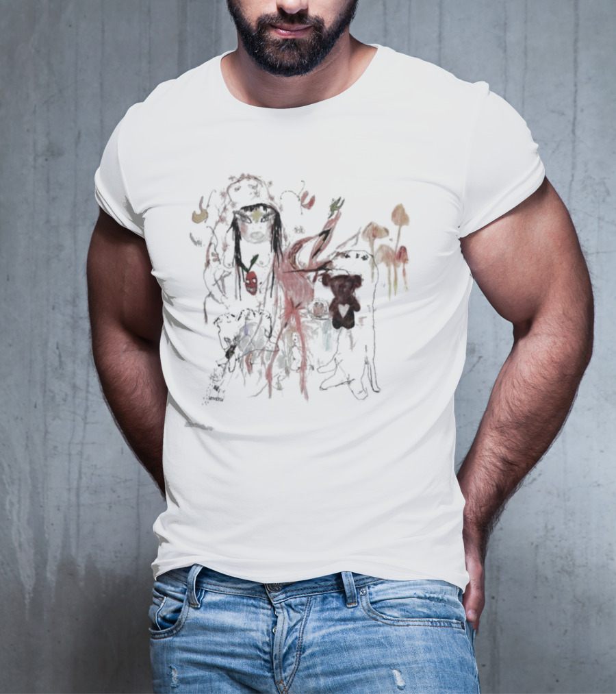 Beabadoobee Beatopia Unique Abstract Imagery With Bears And Fruits T-Shirt