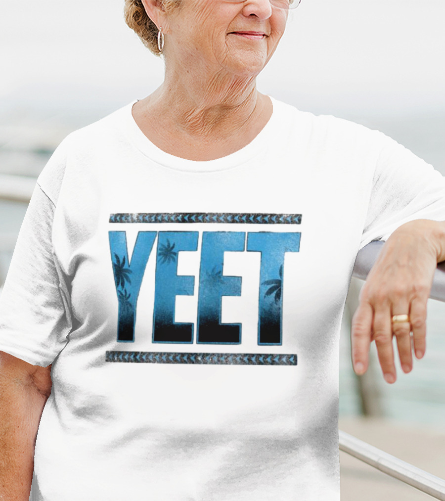 Yeet Jey Uso Tropical Print T-Shirt