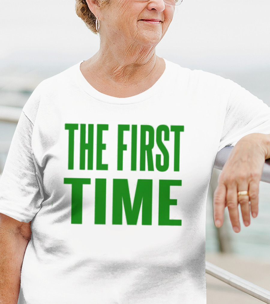 The Kid Laroi The First Time Bold Green Text T-Shirt