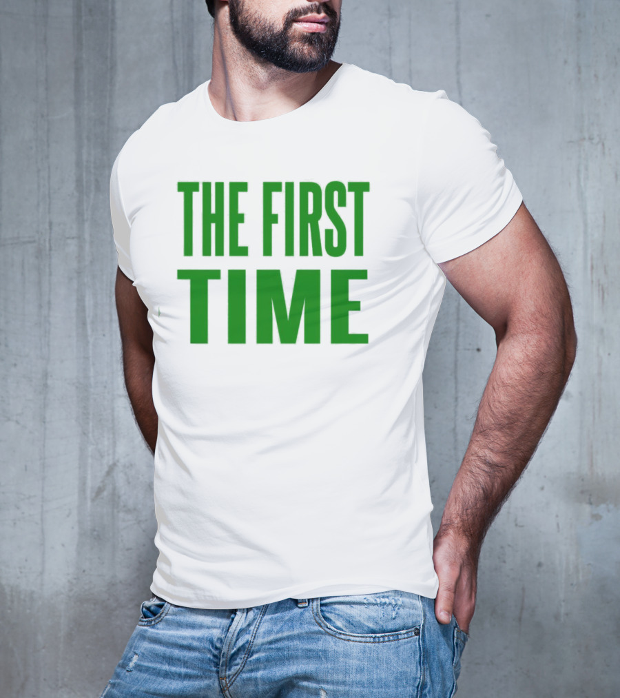 The Kid Laroi The First Time Bold Green Text T-Shirt