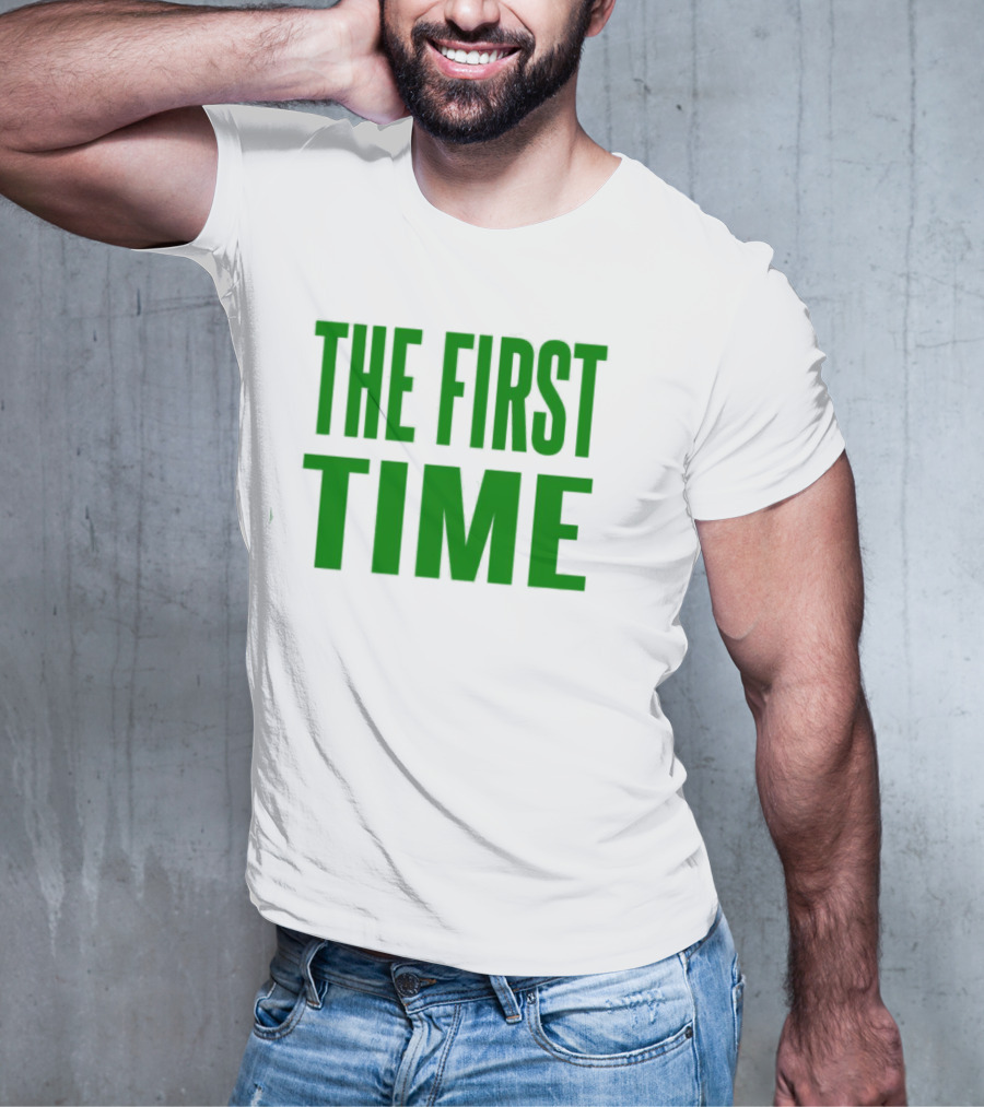 The Kid Laroi The First Time Bold Green Text T-Shirt