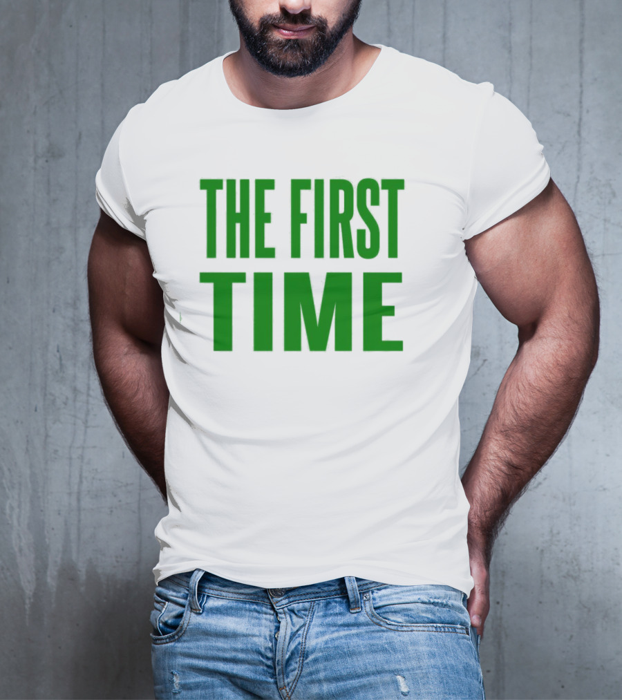 The Kid Laroi The First Time Bold Green Text T-Shirt