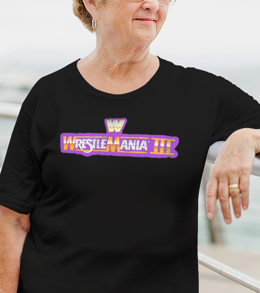 WrestleMania III Ripple Junction Retro T-Shirt