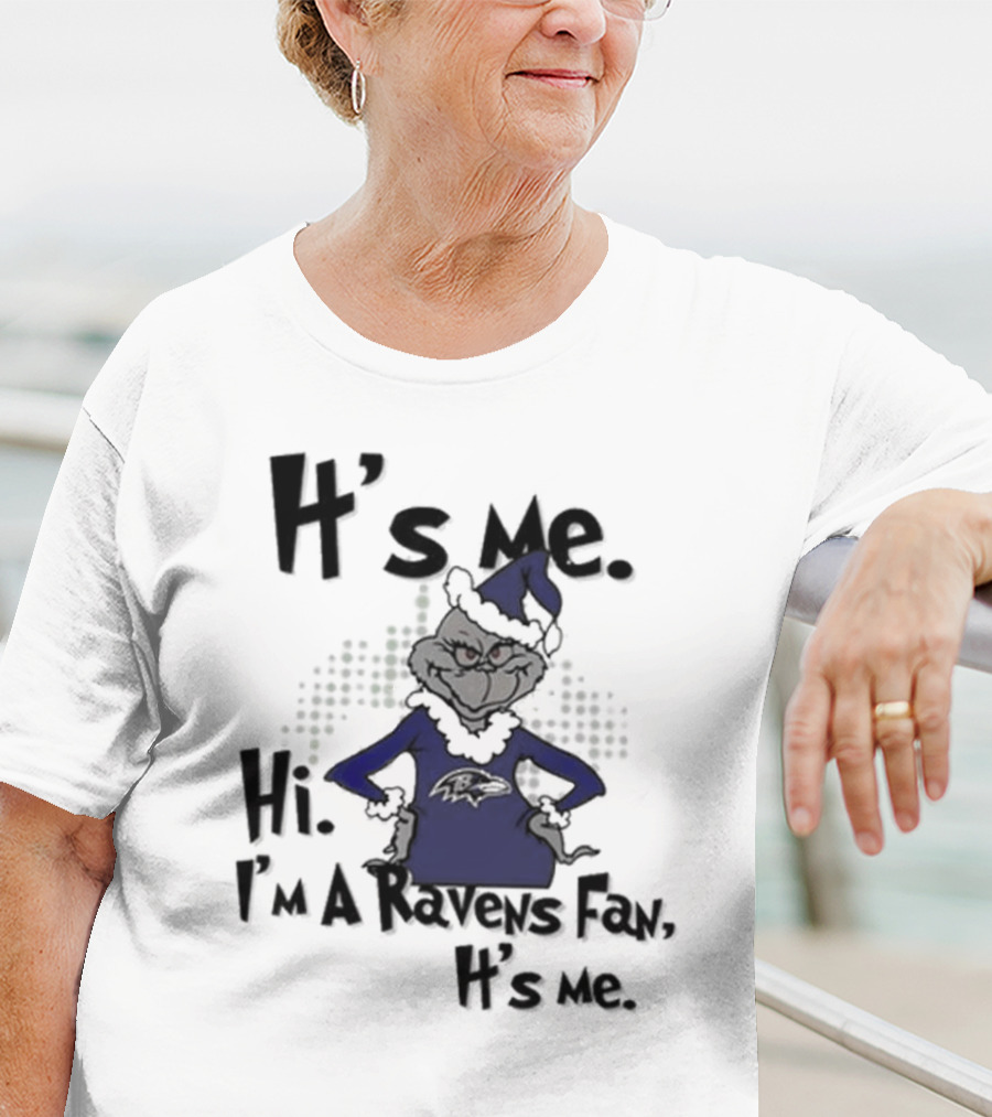 It's Me Hi I'm A Ravens Fan It's Me T-Shirt