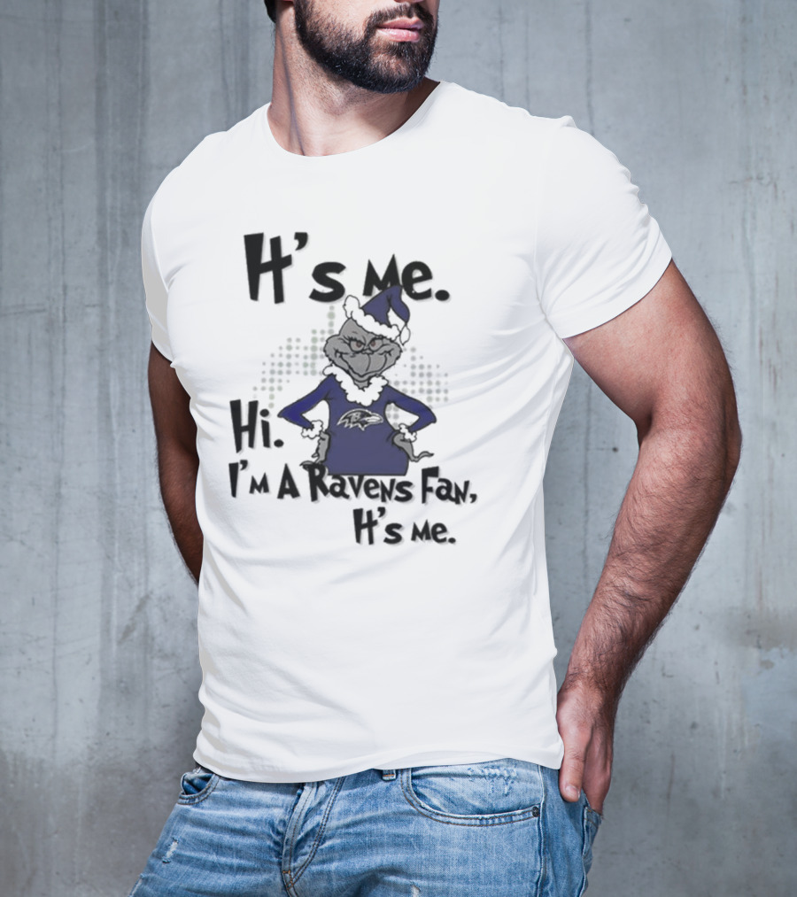 It's Me Hi I'm A Ravens Fan It's Me T-Shirt