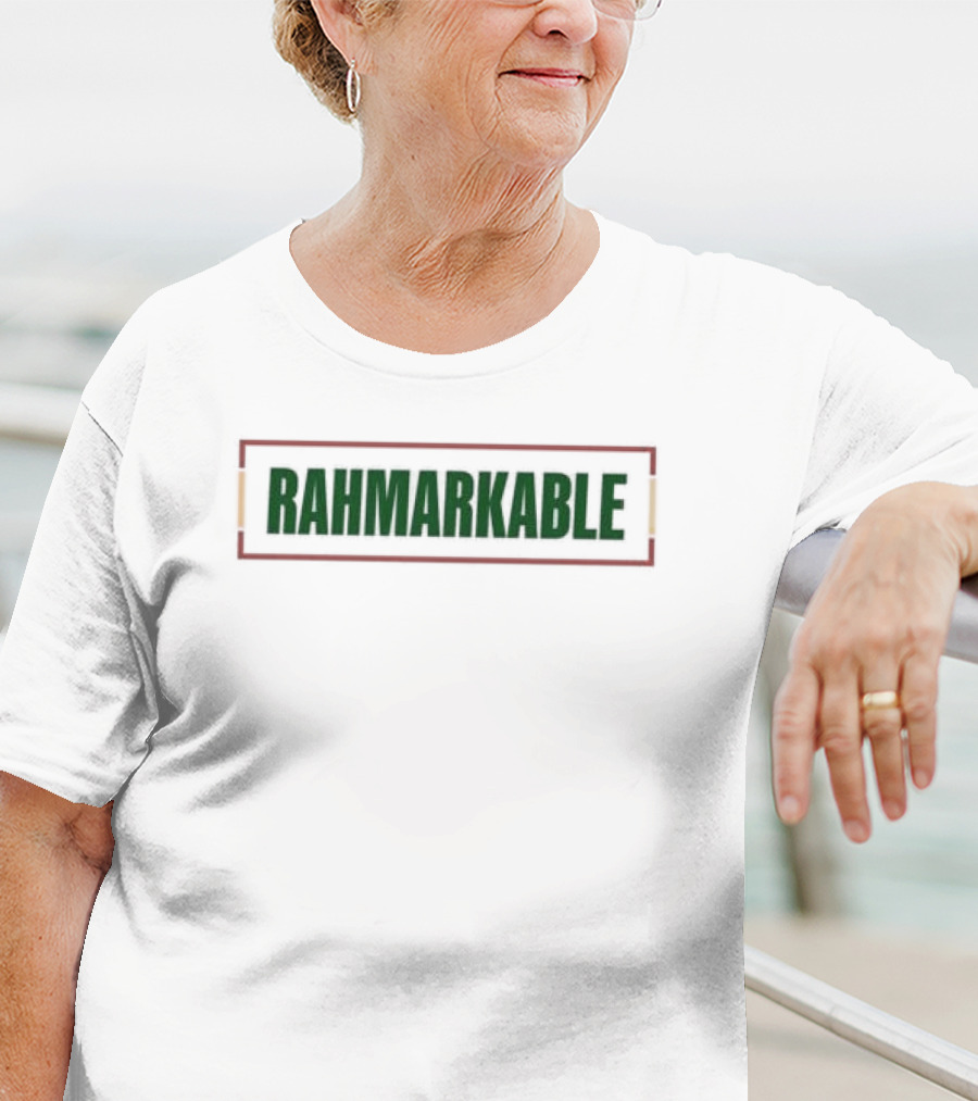 Rahmarkable Block Text T-Shirt