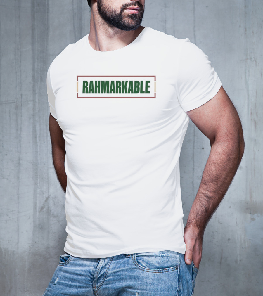 Rahmarkable Block Text T-Shirt