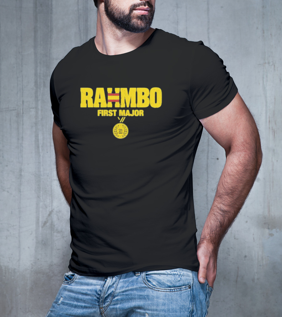 RAHMBO First Major 21 Medal T-Shirt