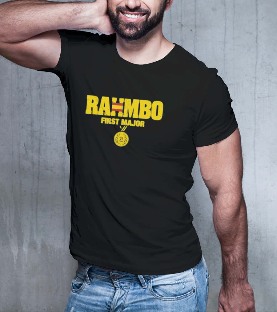 RAHMBO First Major 21 Medal T-Shirt