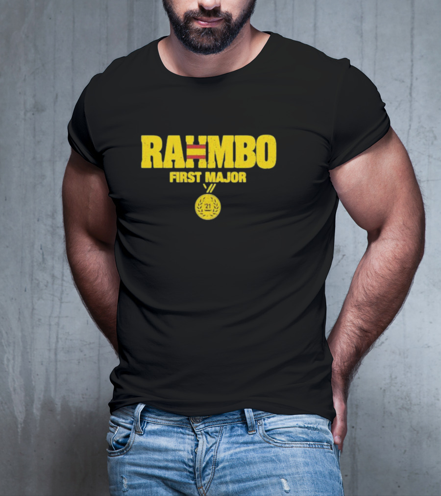 RAHMBO First Major 21 Medal T-Shirt