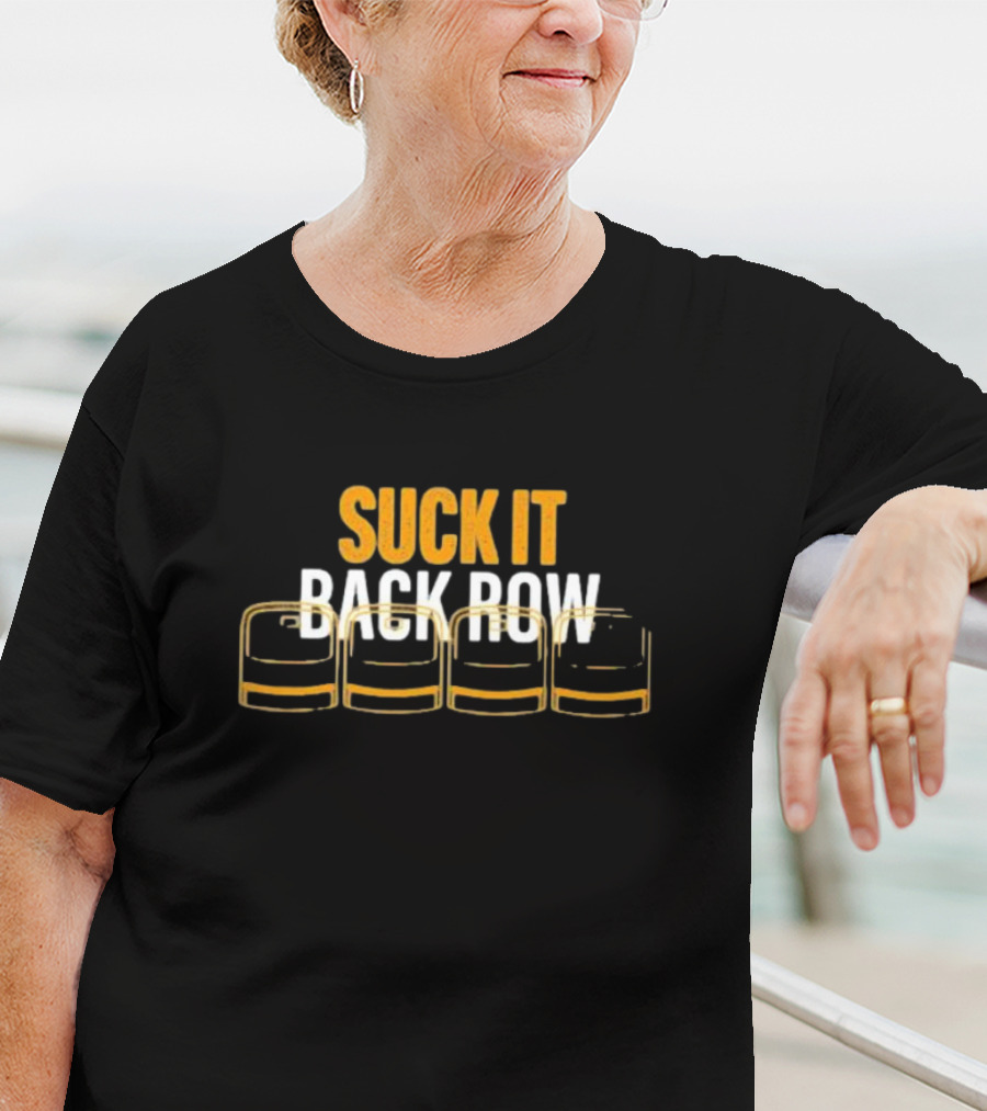 Suck It Back Row Beer Glasses T-Shirt