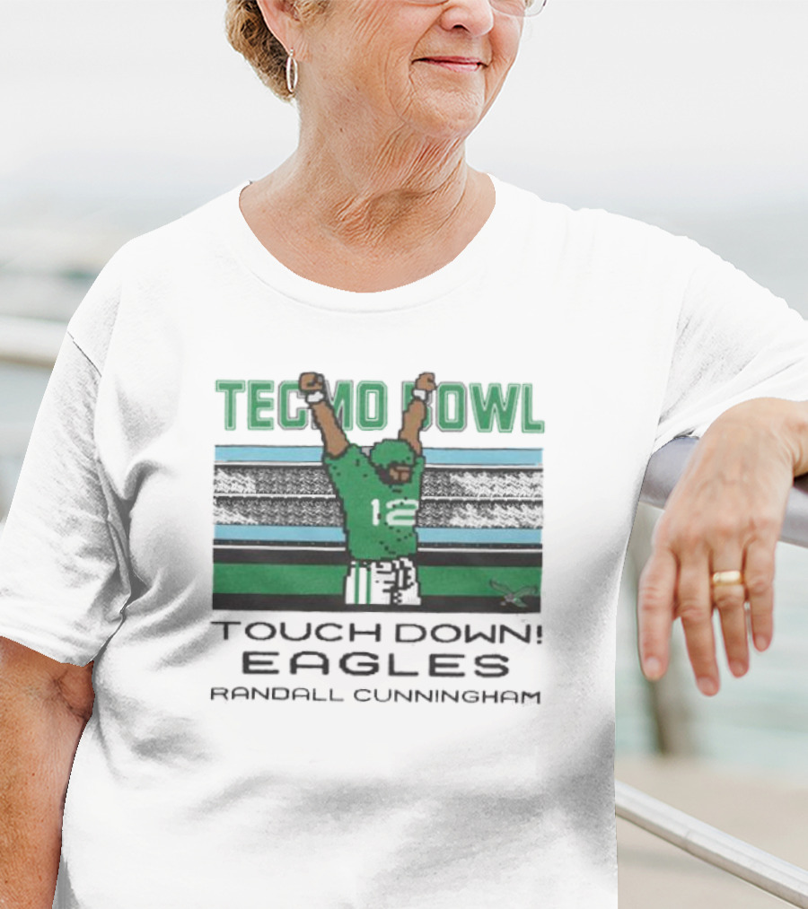 Tecmo Bowl Touchdown Eagles Randall Cunningham T-Shirt