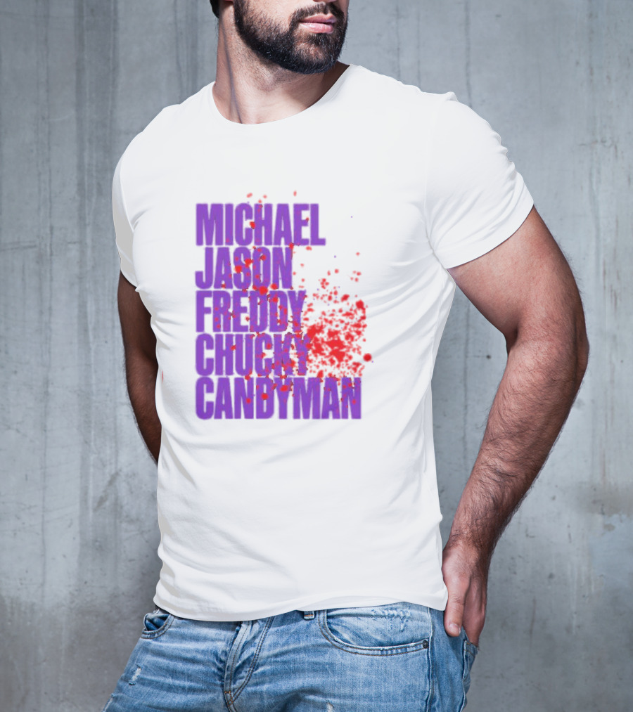Michael Jason Freddy Chucky Candyman Horror Legends T-Shirt
