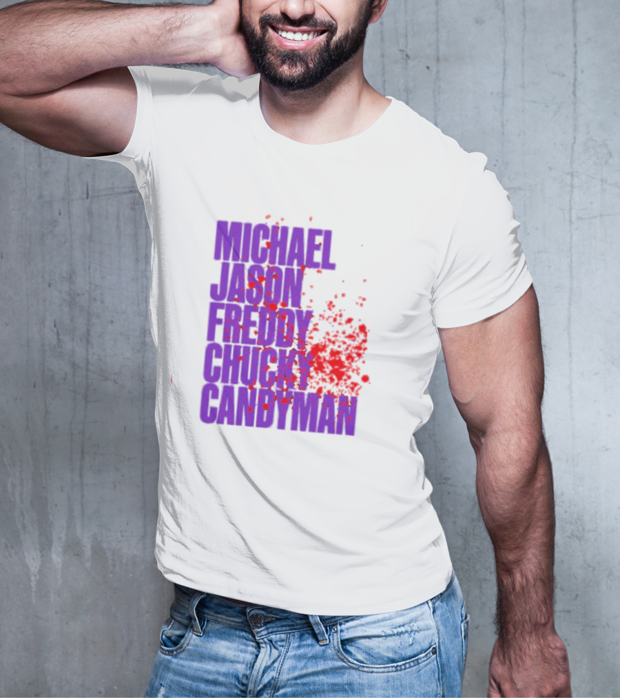 Michael Jason Freddy Chucky Candyman Horror Legends T-Shirt