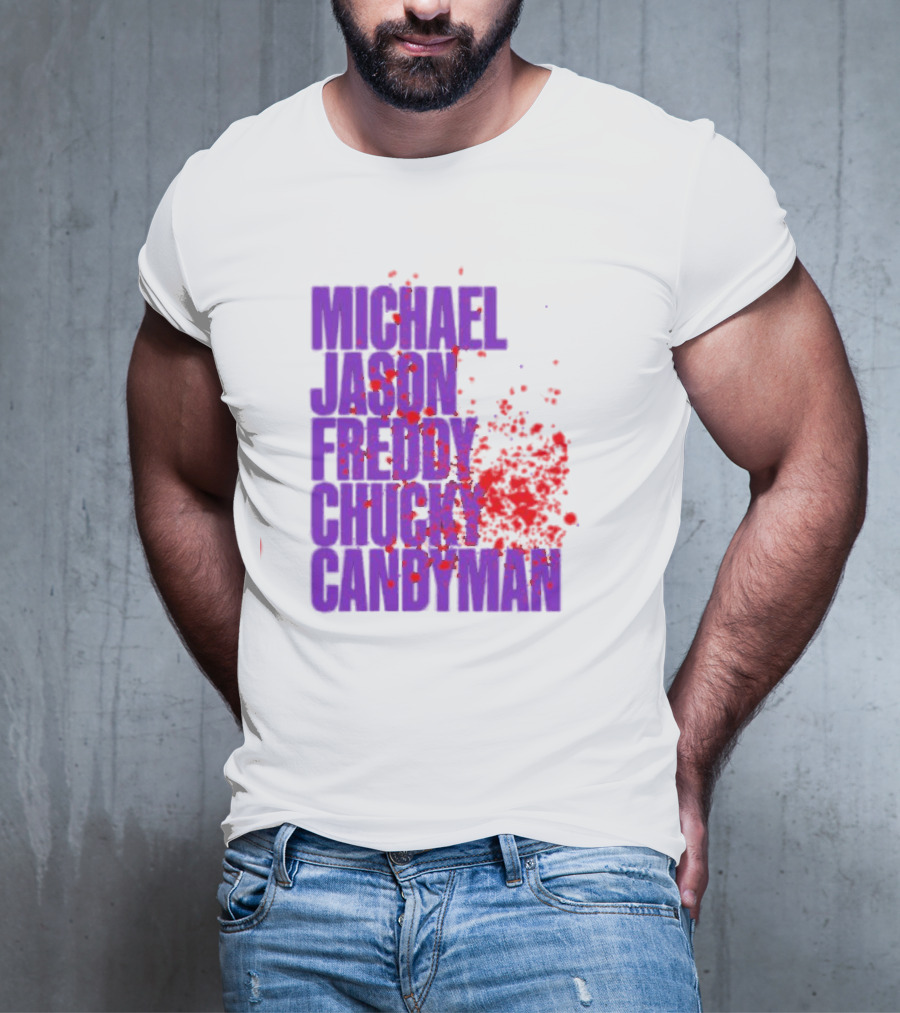 Michael Jason Freddy Chucky Candyman Horror Legends T-Shirt