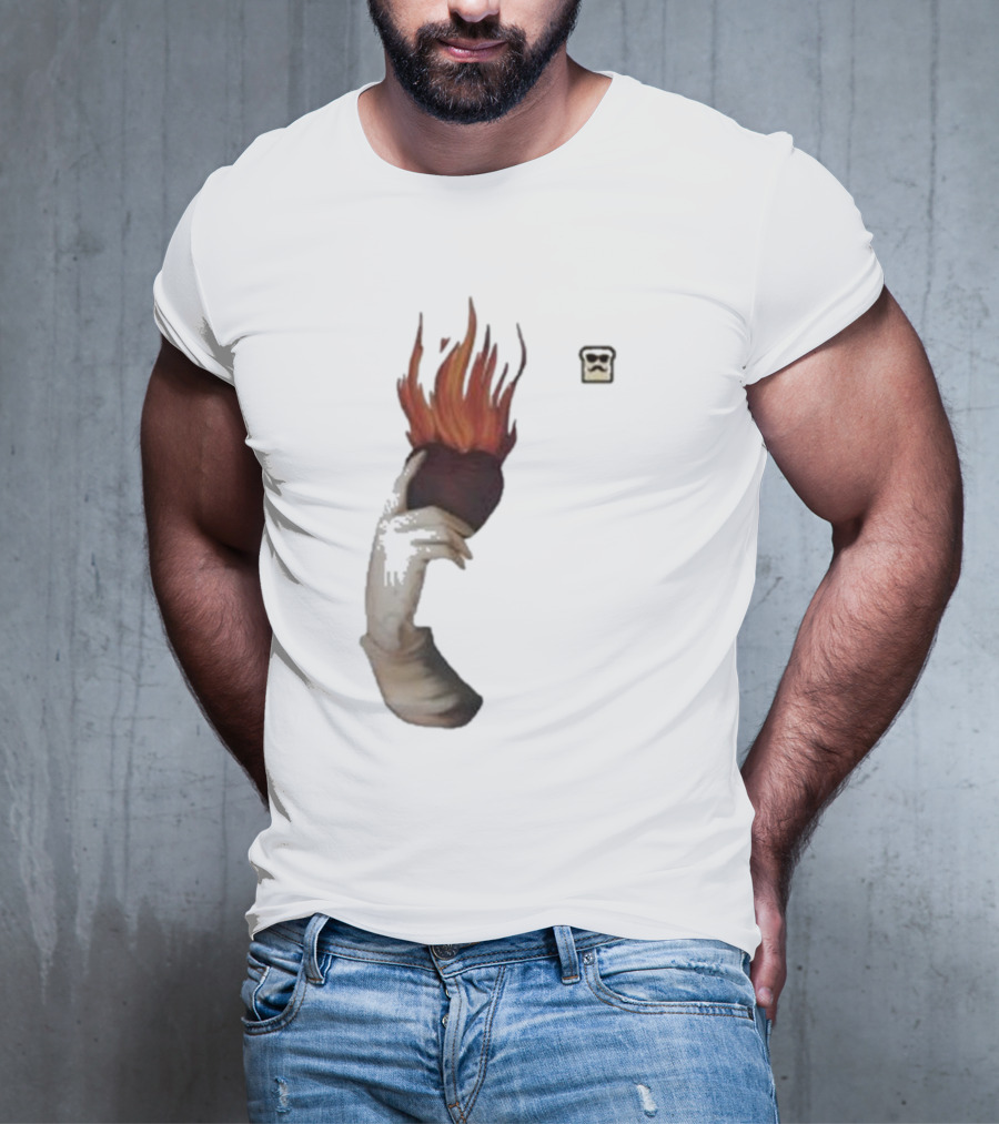 Disguised Toast Iconic Flame Heart Hand T-Shirt