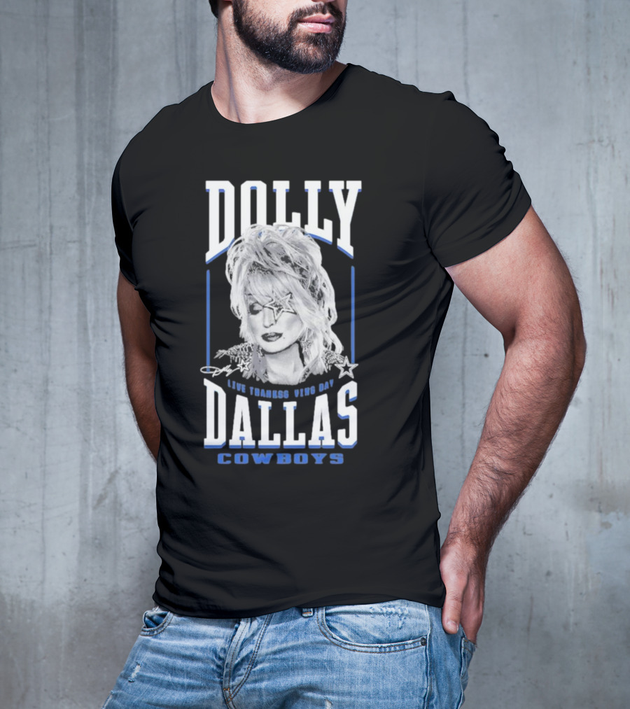 Dolly Parton Live Thanksgiving Day Dallas Cowboys T-Shirt