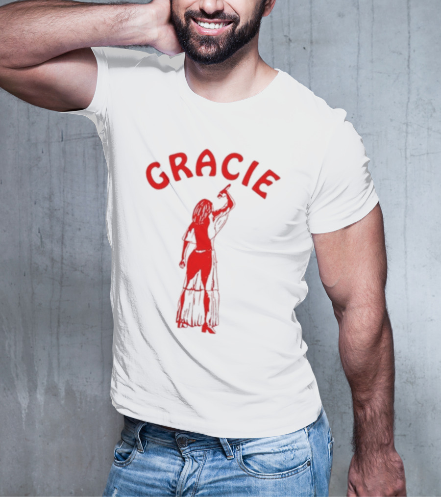 Gracie Abrams Gracie Red Illustration Image T-Shirt
