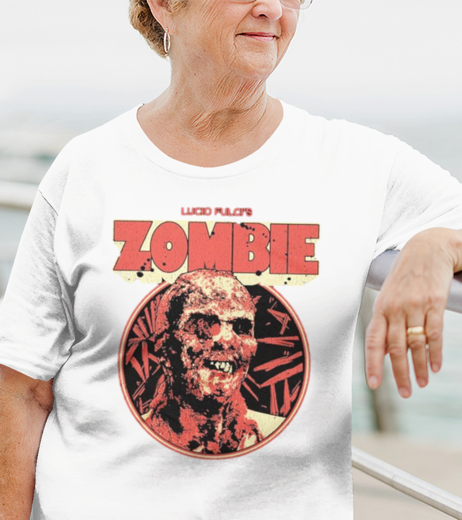 Lucio Fulci's Zombie Retro Horror Movie T-Shirt