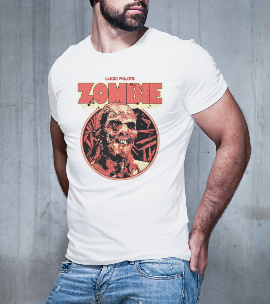 Lucio Fulci's Zombie Retro Horror Movie T-Shirt